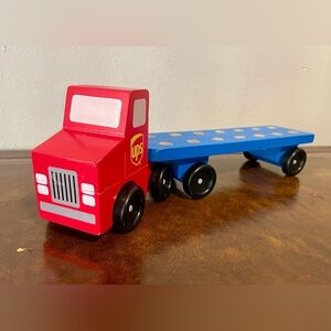 MELISSA & DOUG “UPS” ALPHABET TRUCK NO BLOCKS‎ TRUCK TRAILER